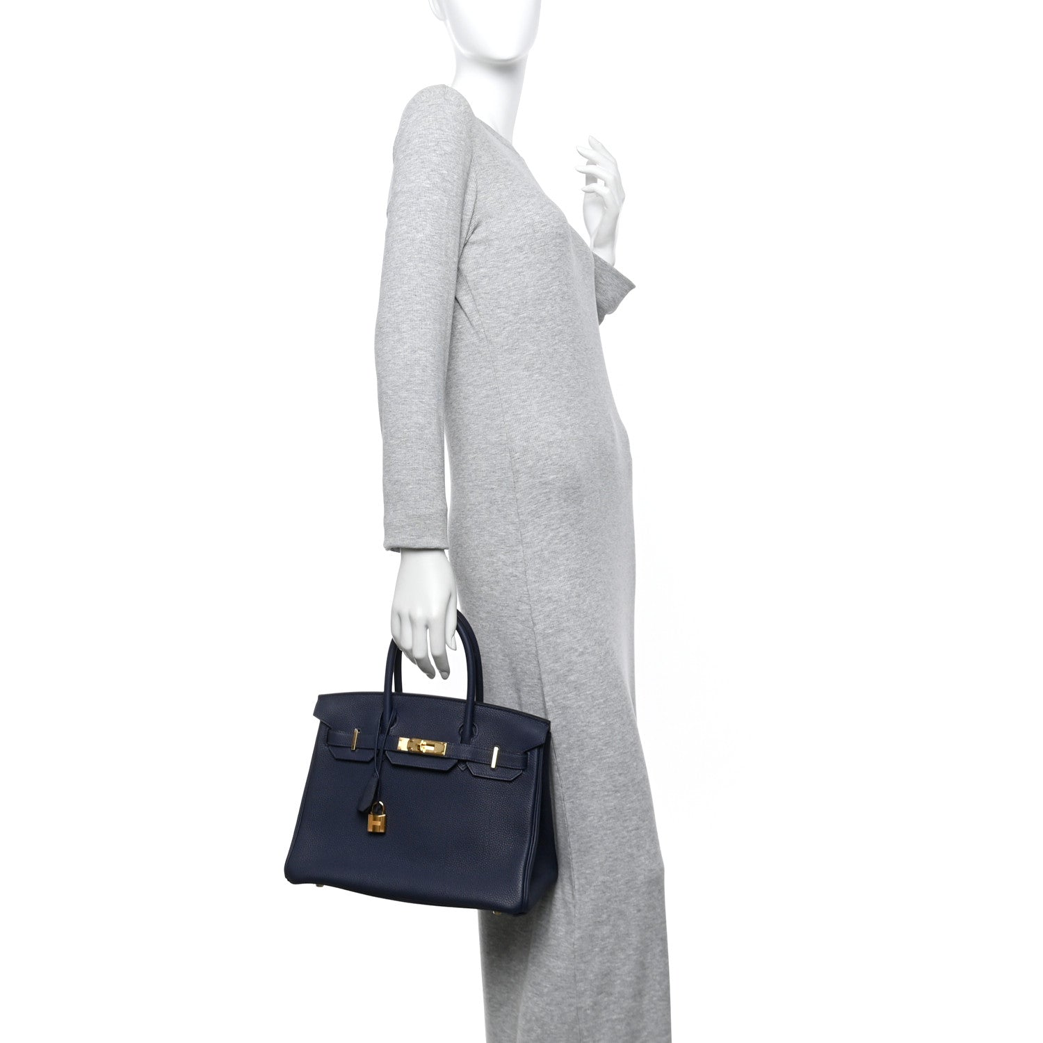 Hermes Togo Birkin 30 Bleu Nuit 2 of 12