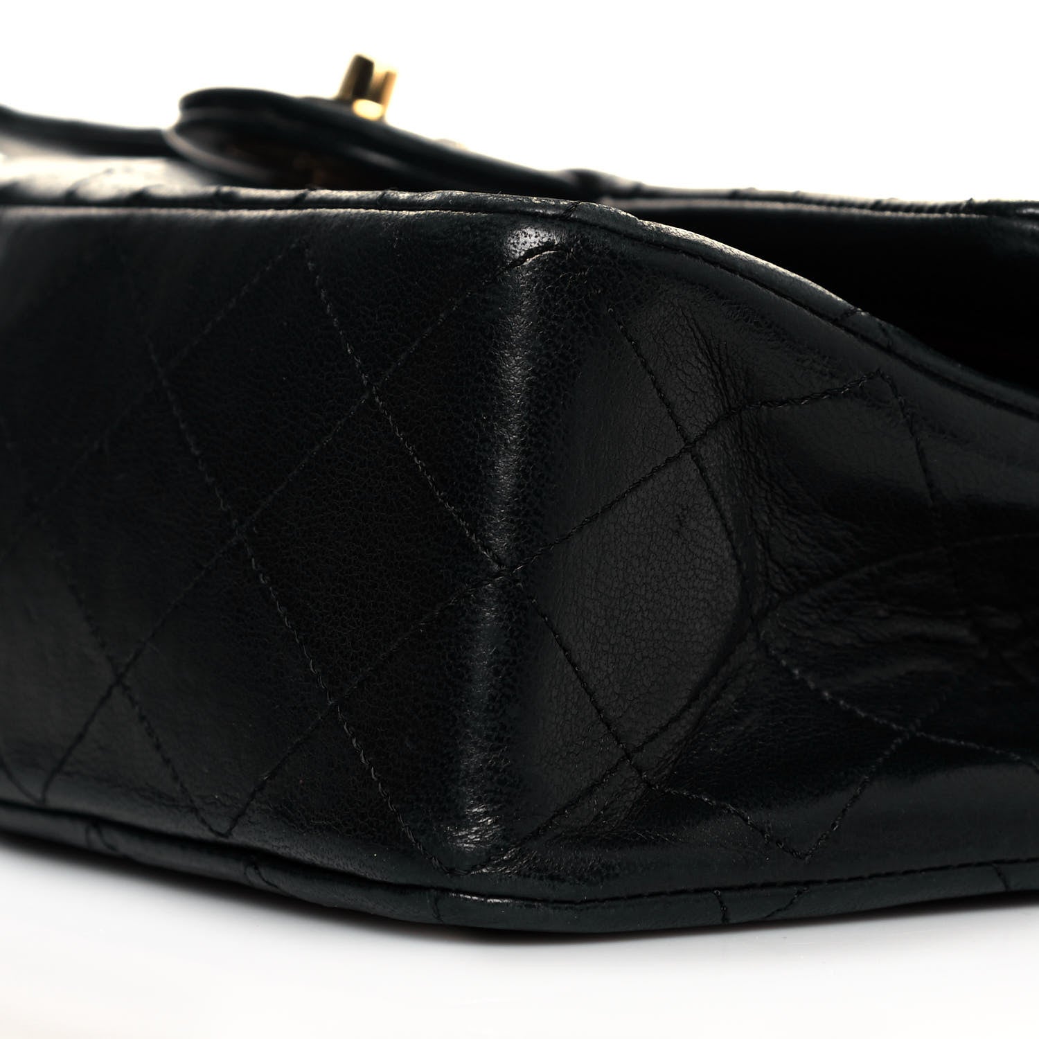 Chanel Lambskin Quilted Small Double Flap Black 8 of 11