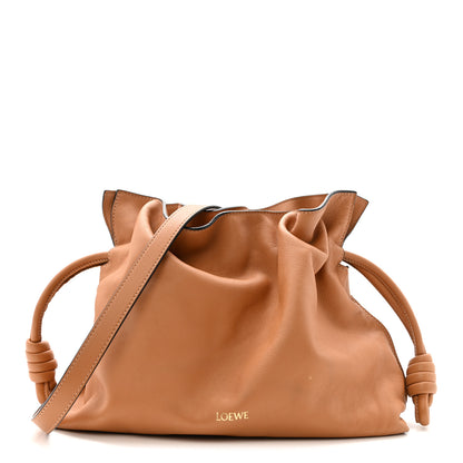 Loewe Calfskin Mini Flamenco Knot Clutch Warm Desert 1 of 11