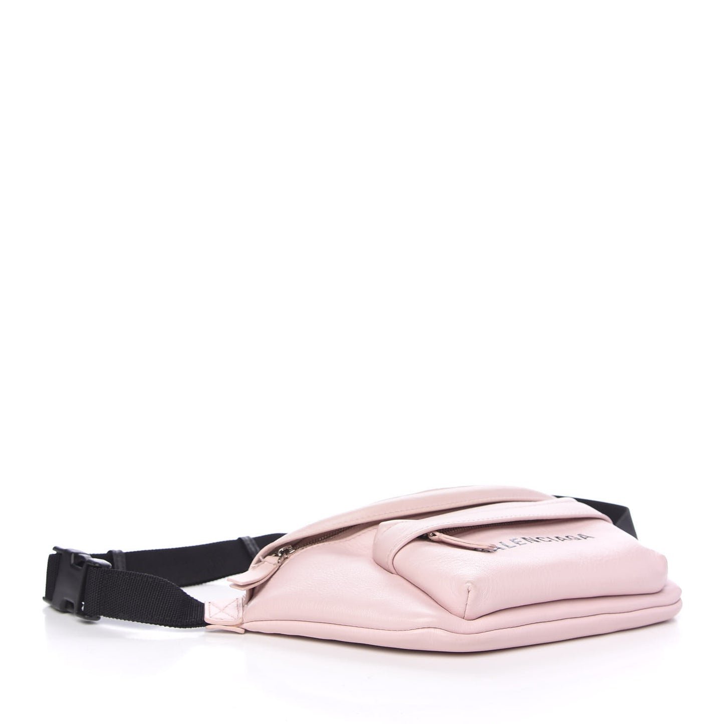 Smooth Double Calfskin Logo Everyday Beltpack XS Light Rose Black