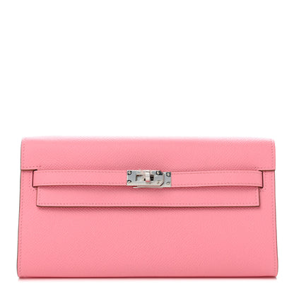 Hermes Epsom Kelly Wallet To Go Rose Confetti 1 of 6