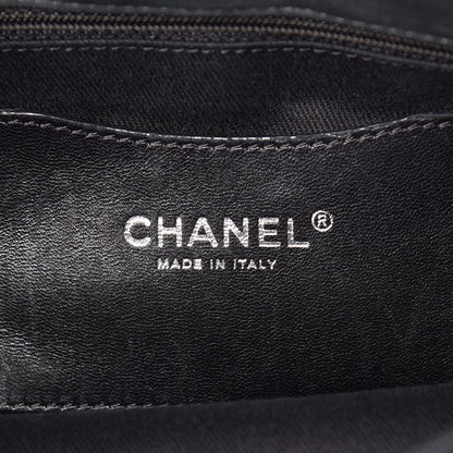 Chanel Iridescent Calfskin Large Just Mademoiselle Bowling Bag Black 10 of 15