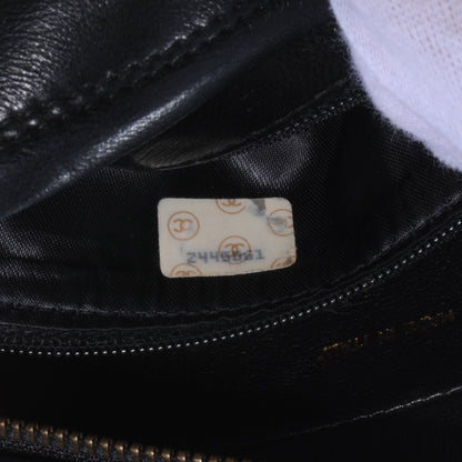 Chanel Lambskin Chevron Tassel Camera Case Navy 8 of 10