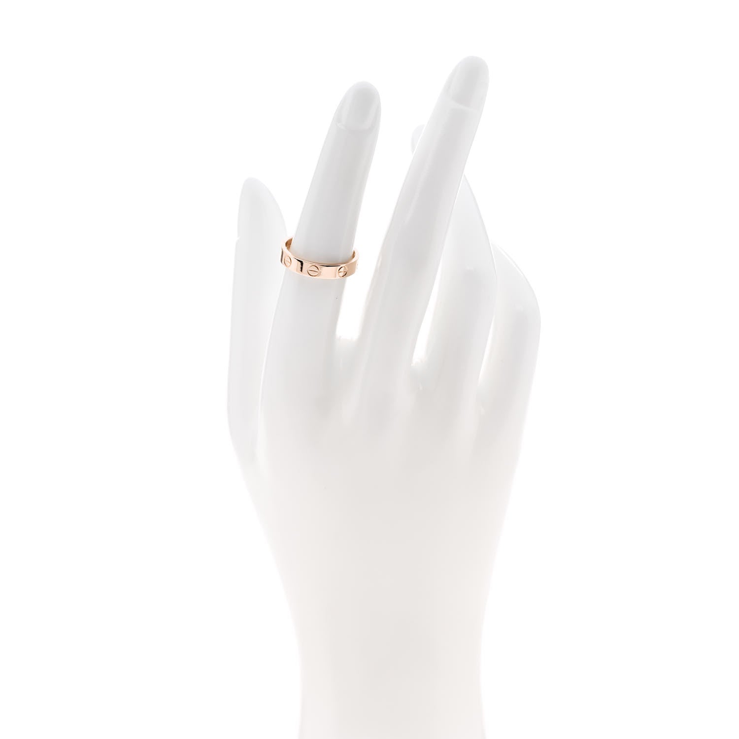 Cartier 18K Pink Gold 3.5mm LOVE Wedding Band Ring 52 6 2 of 5