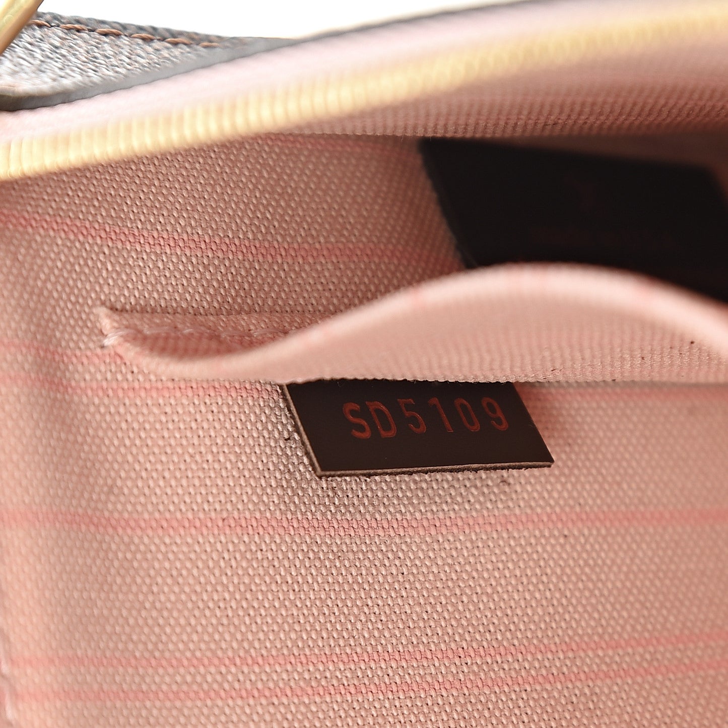 Damier Ebene Neverfull MM GM Pochette Rose Ballerine