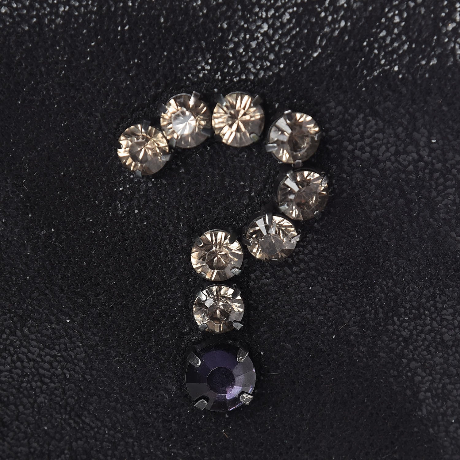 Stella McCartney Shaggy Deer Crystal Falabella Clutch Black 11 of 16