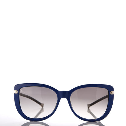 Louis Vuitton Monogram Charlotte Sunglasses Z0745W Blue 2 of 8