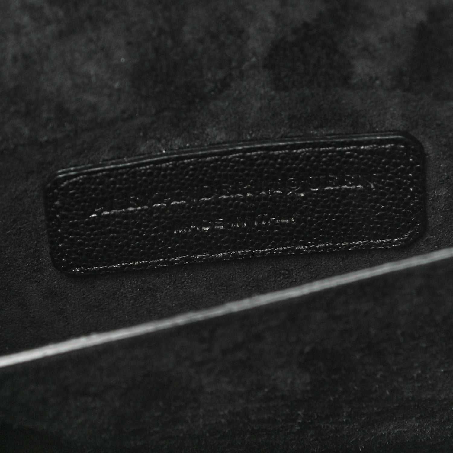 Alexander McQueen Grained Calfskin Small Insignia Flap Black 6 of 13
