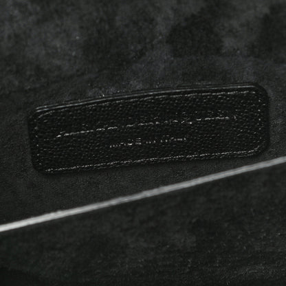 Alexander McQueen Grained Calfskin Small Insignia Flap Black 6 of 13