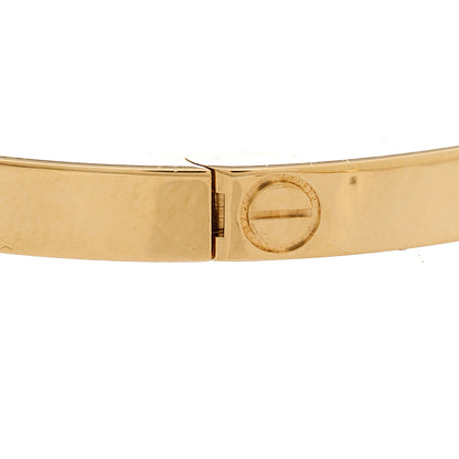 Cartier 18K Yellow Gold Small LOVE Bracelet 15 4 of 7