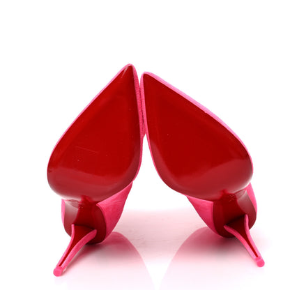 Christian Louboutin Veau Velours Astrilarge 100 Booties 37 Pink 5 of 7