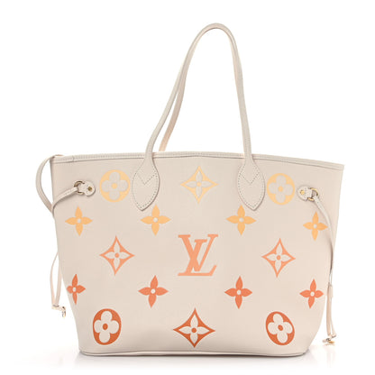 Louis Vuitton Empreinte Monogram Giant Neverfull MM Degrade Neutral 1 of 9