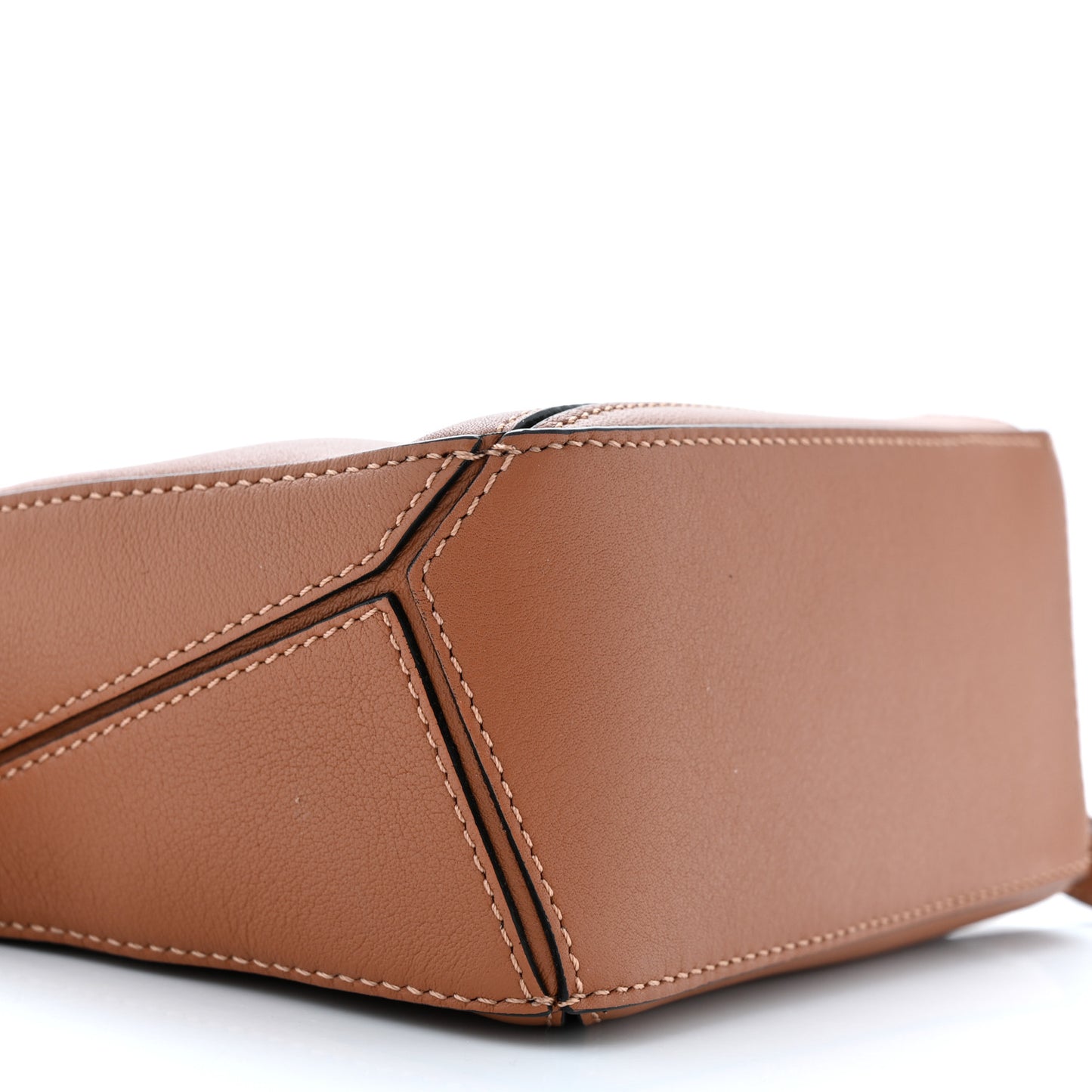 Calfskin Mini Puzzle Bag Tan