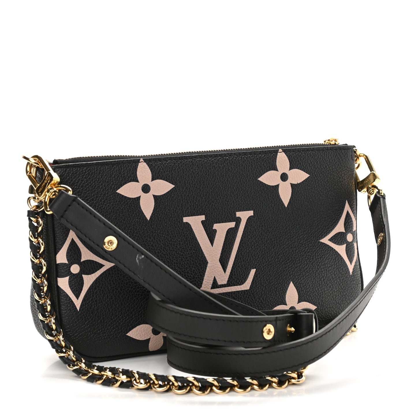 Empreinte Monogram Giant Multi Pochette Accessories Black Beige