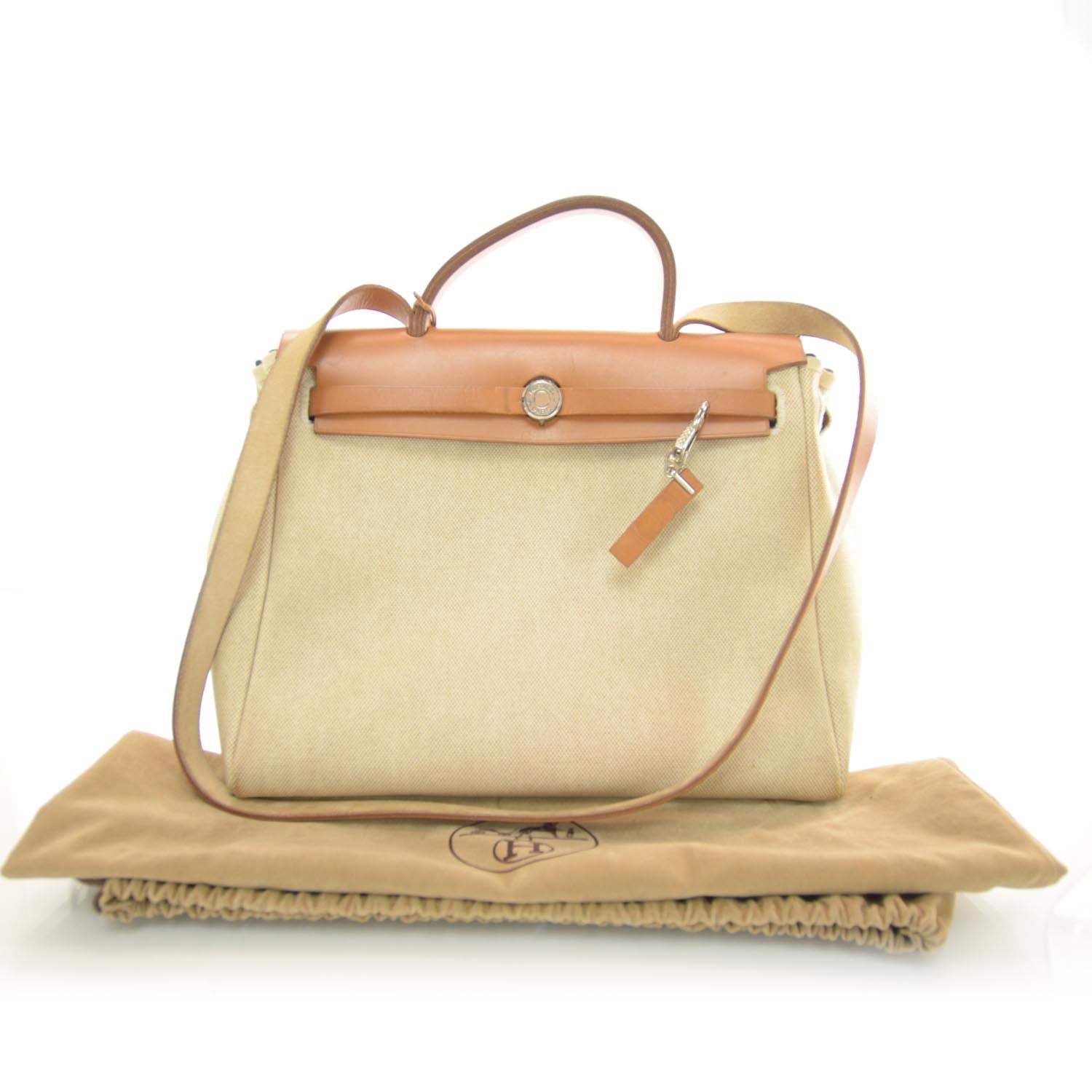Hermes Toile HERBAG PM Natural 3 of 17