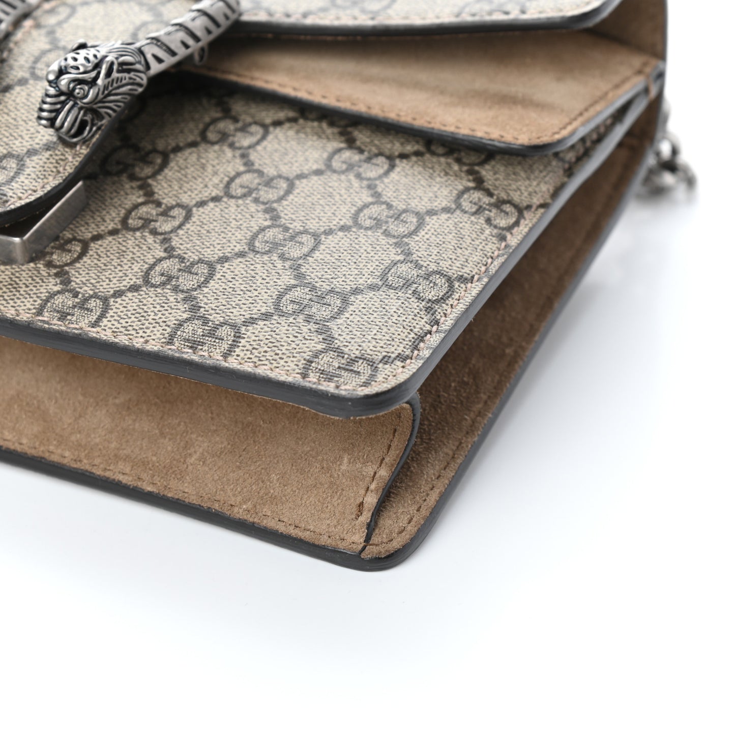 GG Supreme Monogram Mini Dionysus Shoulder Bag Taupe