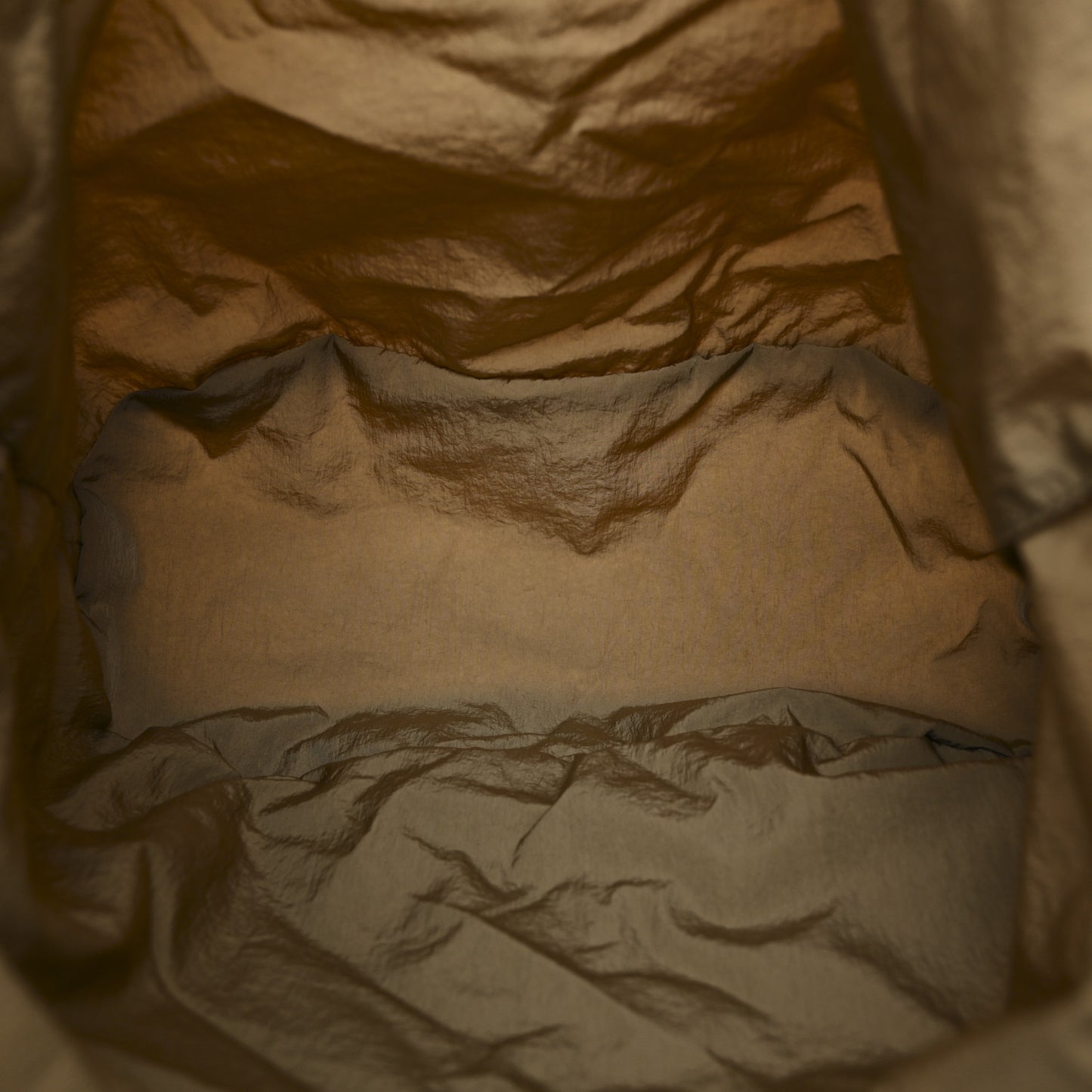 Calfskin The Point Weave Triangle Bag Taupe Grey