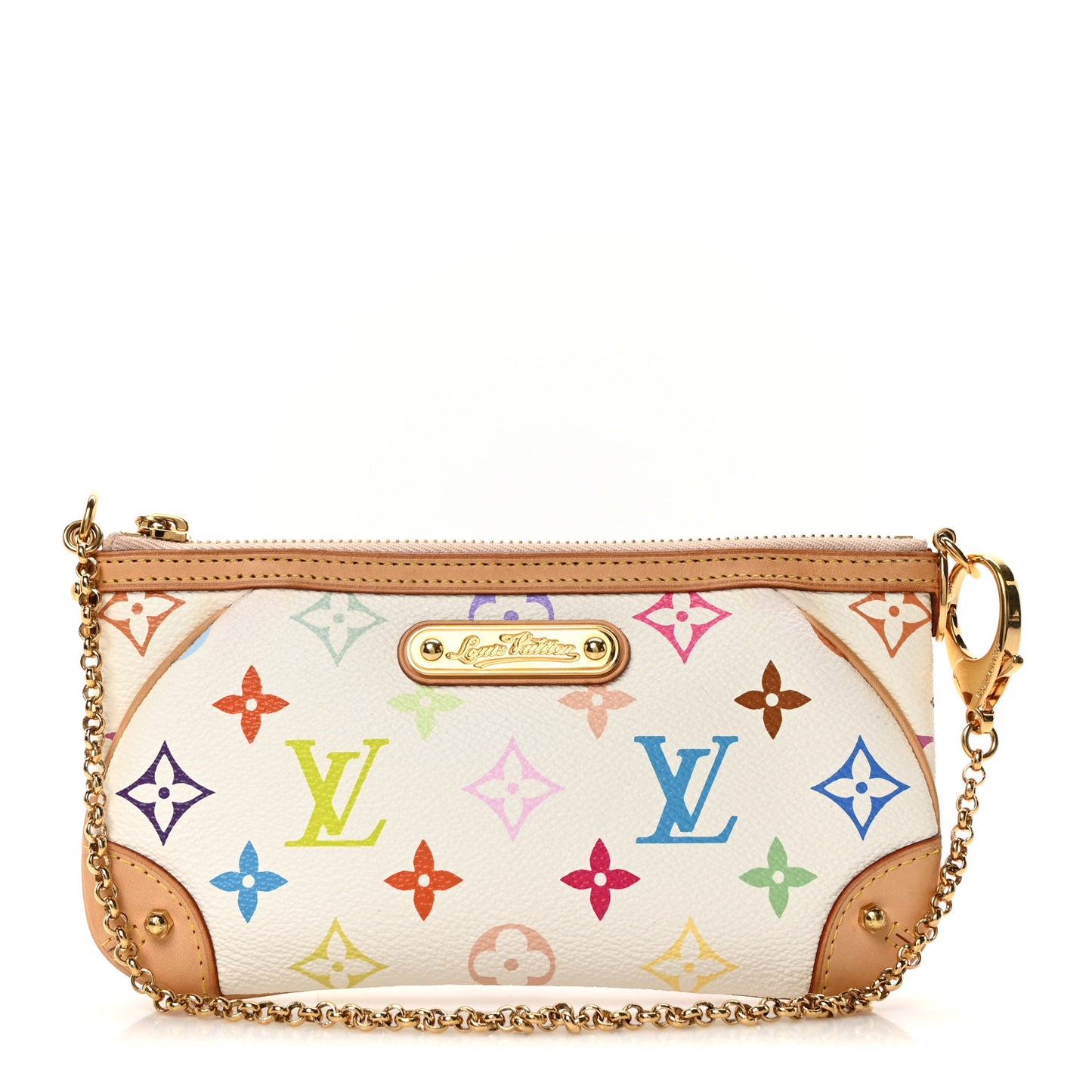 Monogram Multicolor Pochette Milla MM White