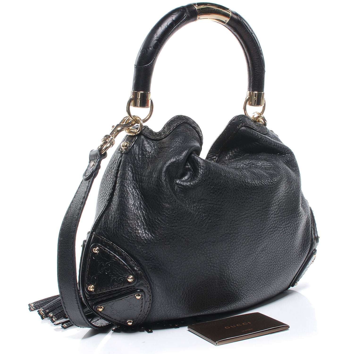 Gucci Leather Small Indy Black 3 of 7