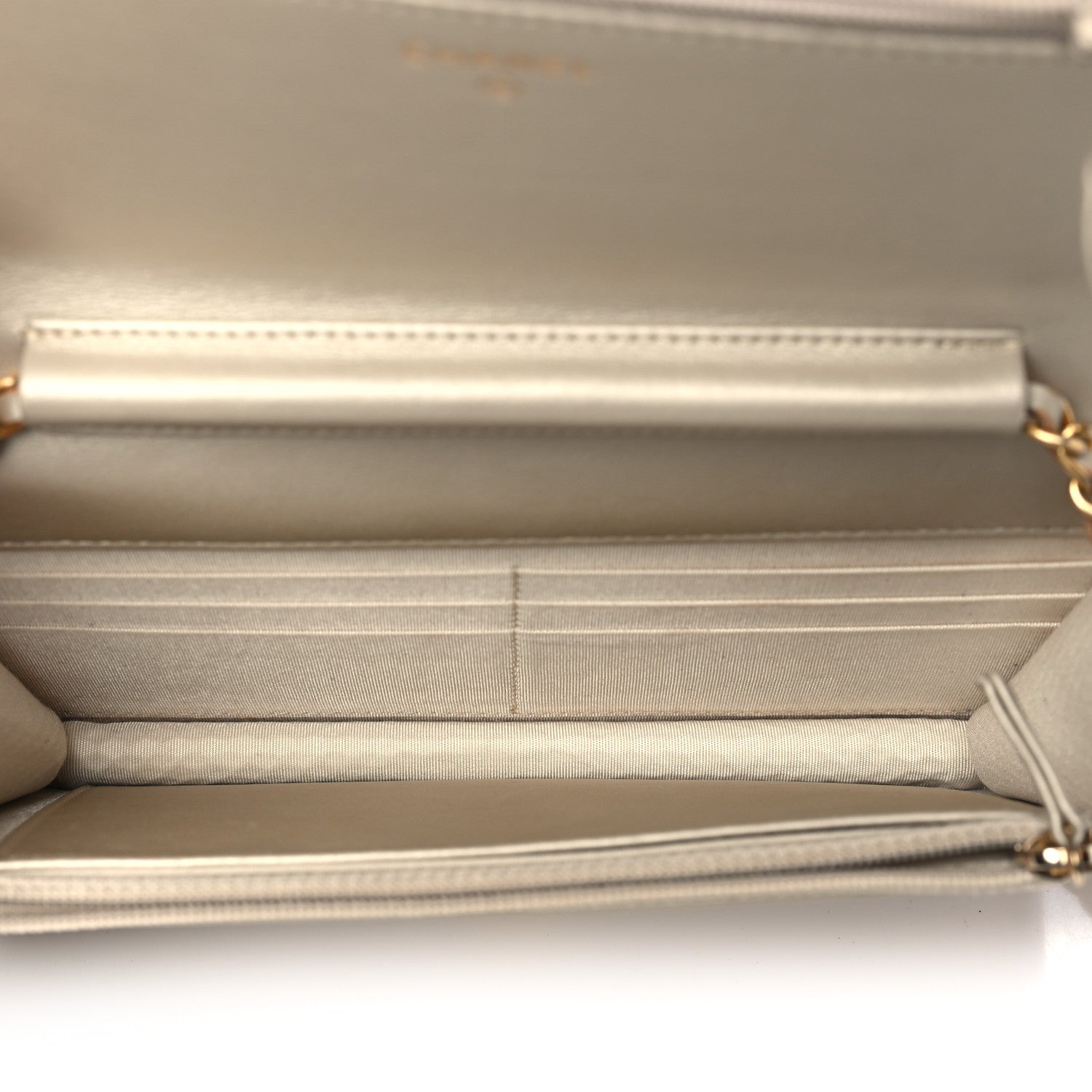 Chanel Metallic Python Boy Wallet on Chain WOC Gold Multicolor 5 of 12