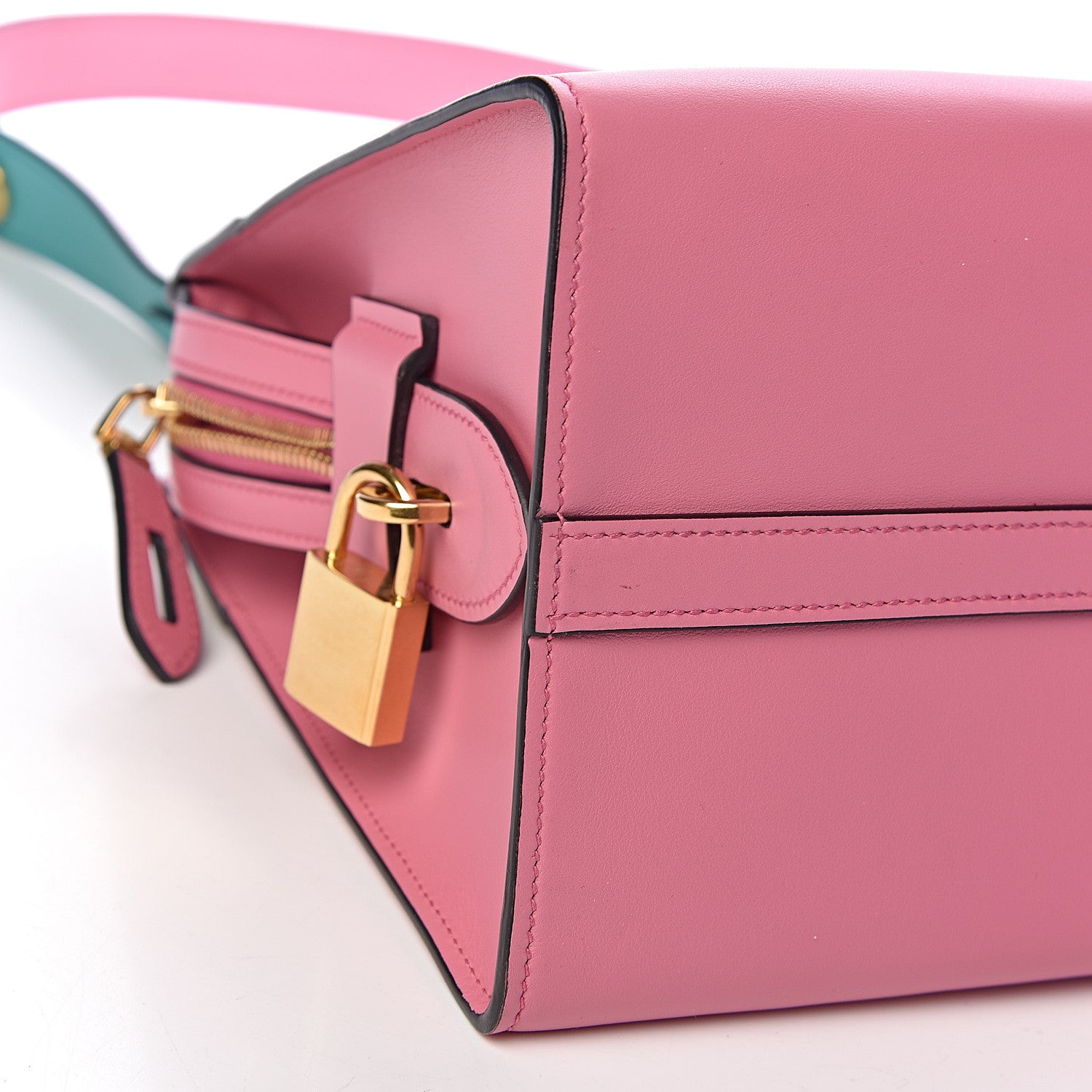 Prada City Calf Saffiano Medium Esplanade Tote Begonia Giad 7 of 9