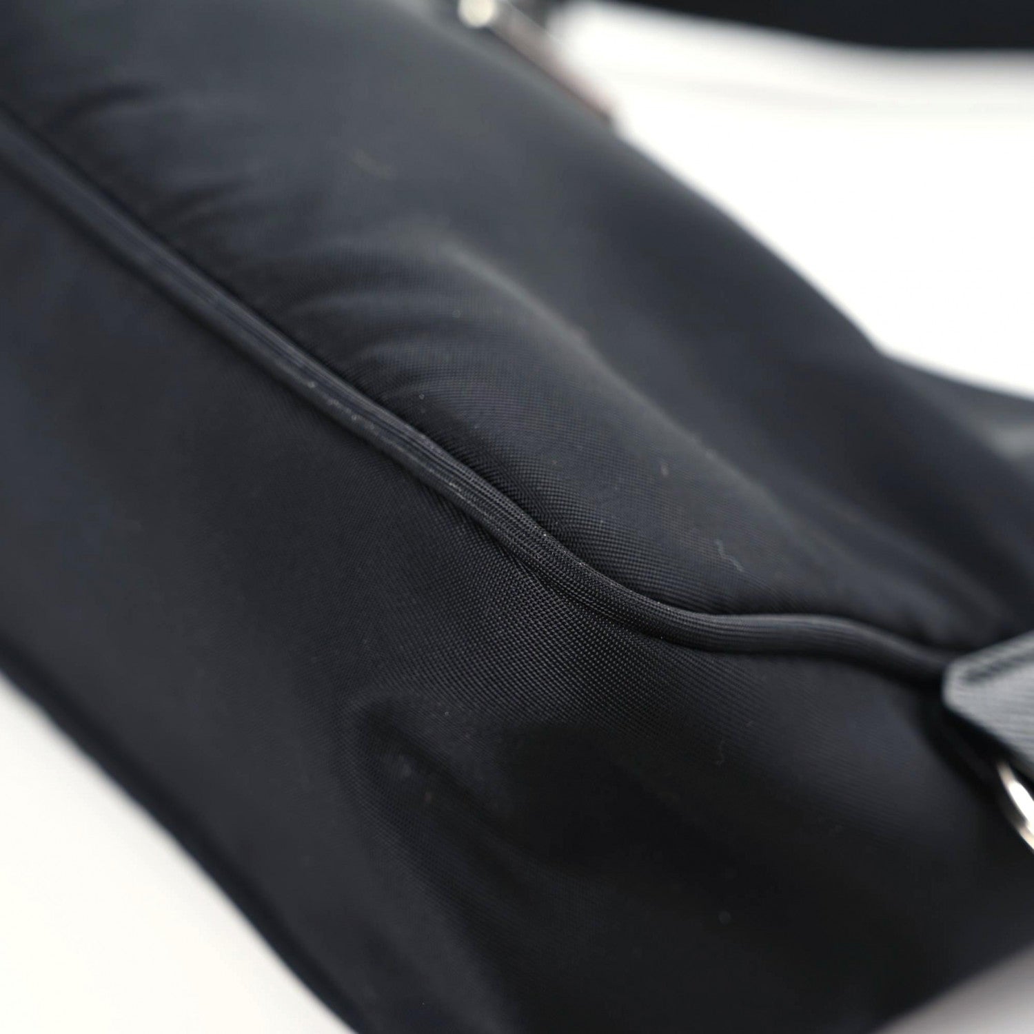 Prada Tessuto Nylon Mini Re-Edition 2000 Bag Black 9 of 14