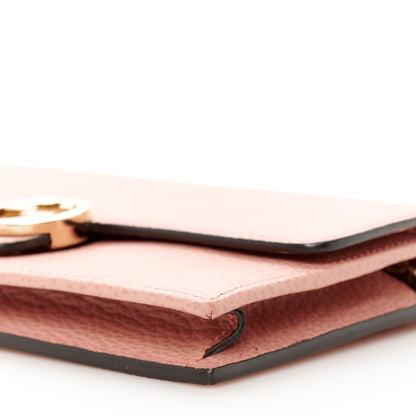 Gucci Dollar Calfskin Interlocking G Chain Wallet Soft Pink 10 of 10