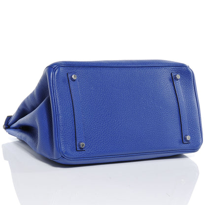 Hermes Togo Birkin 35 Bleu Electrique 4 of 9