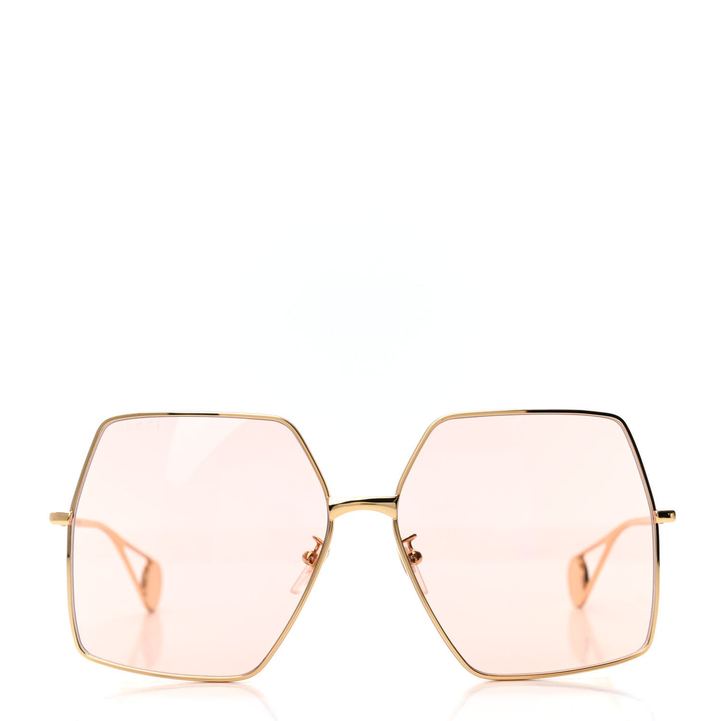Square Frame GG0536S Sunglasses Gold