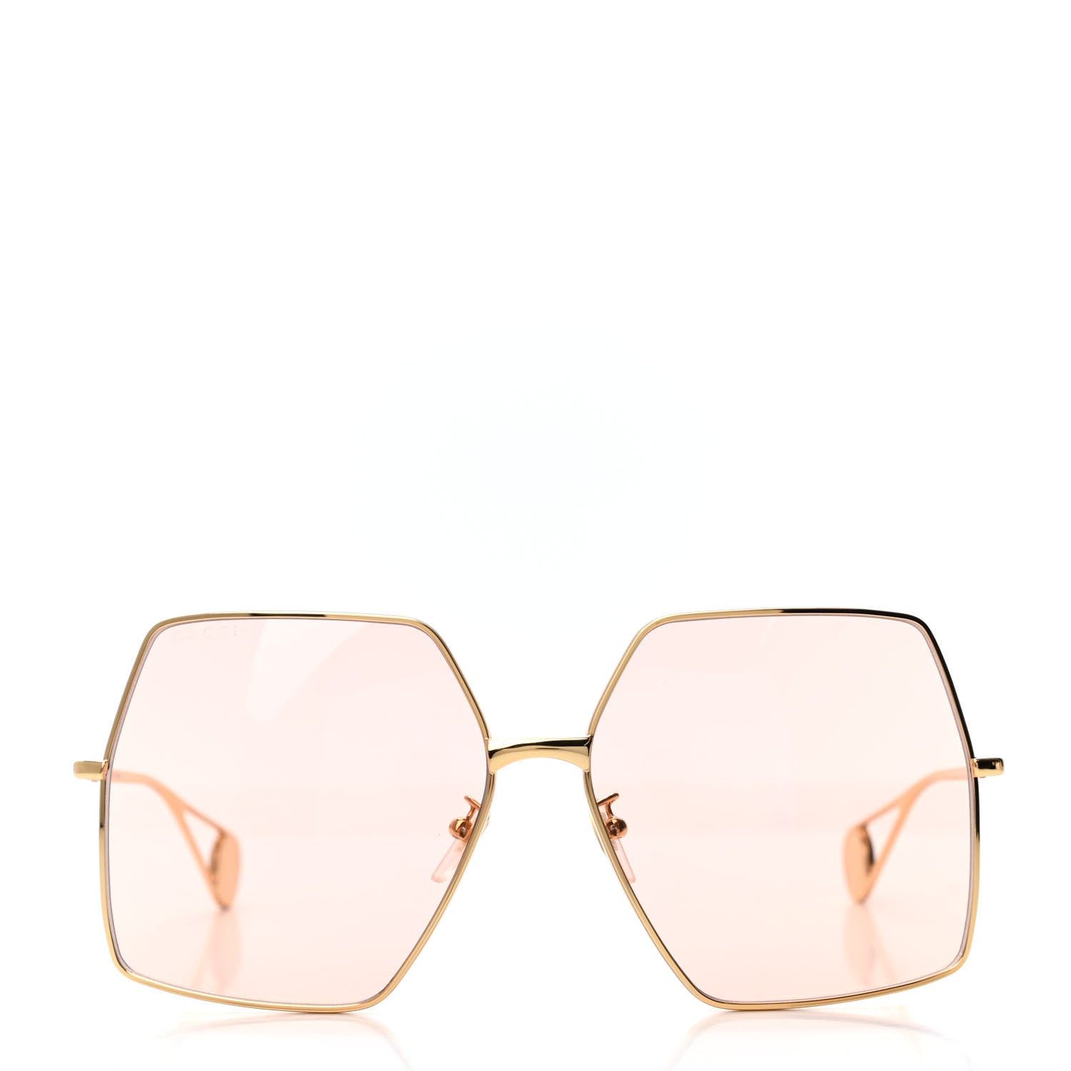 Gucci Square Frame GG0536S Sunglasses Gold 2 of 4