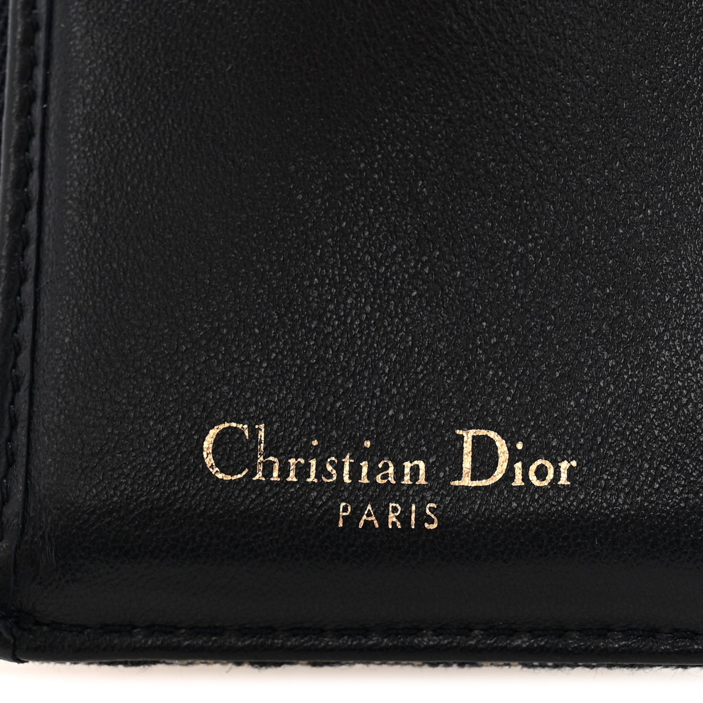 Oblique Saddle Lotus Wallet Blue