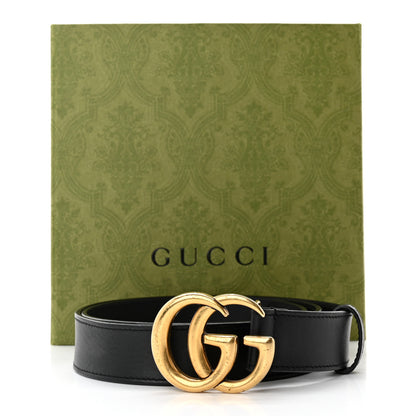 Gucci Calfskin Double G 30mm Belt 85 34 Black 9 of 9