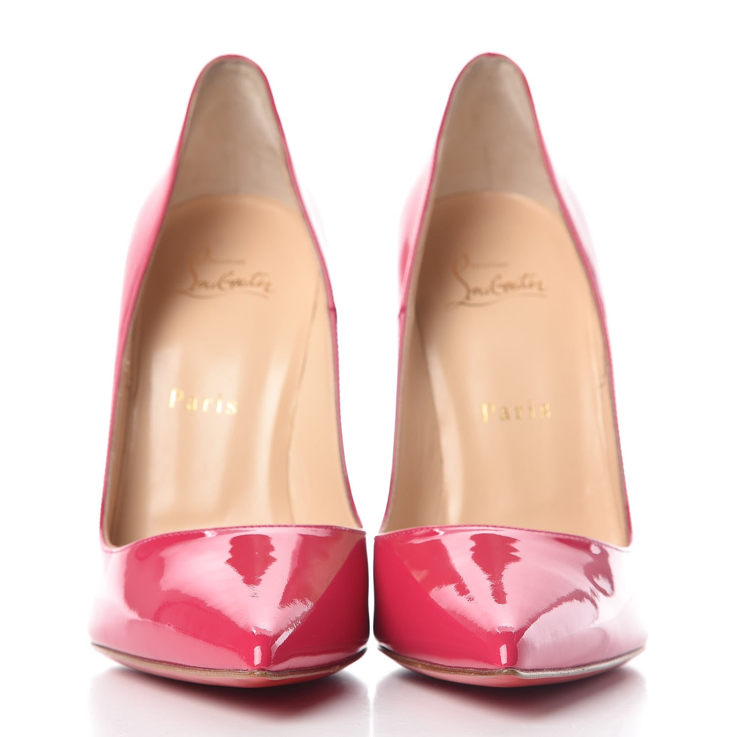 Christian Louboutin Patent So Kate 120 Pumps 38 Fuchsia 2 of 9