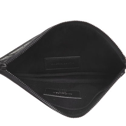 Saint Laurent Calfskin Square Dot Zip Bill Pouch White 5 of 8