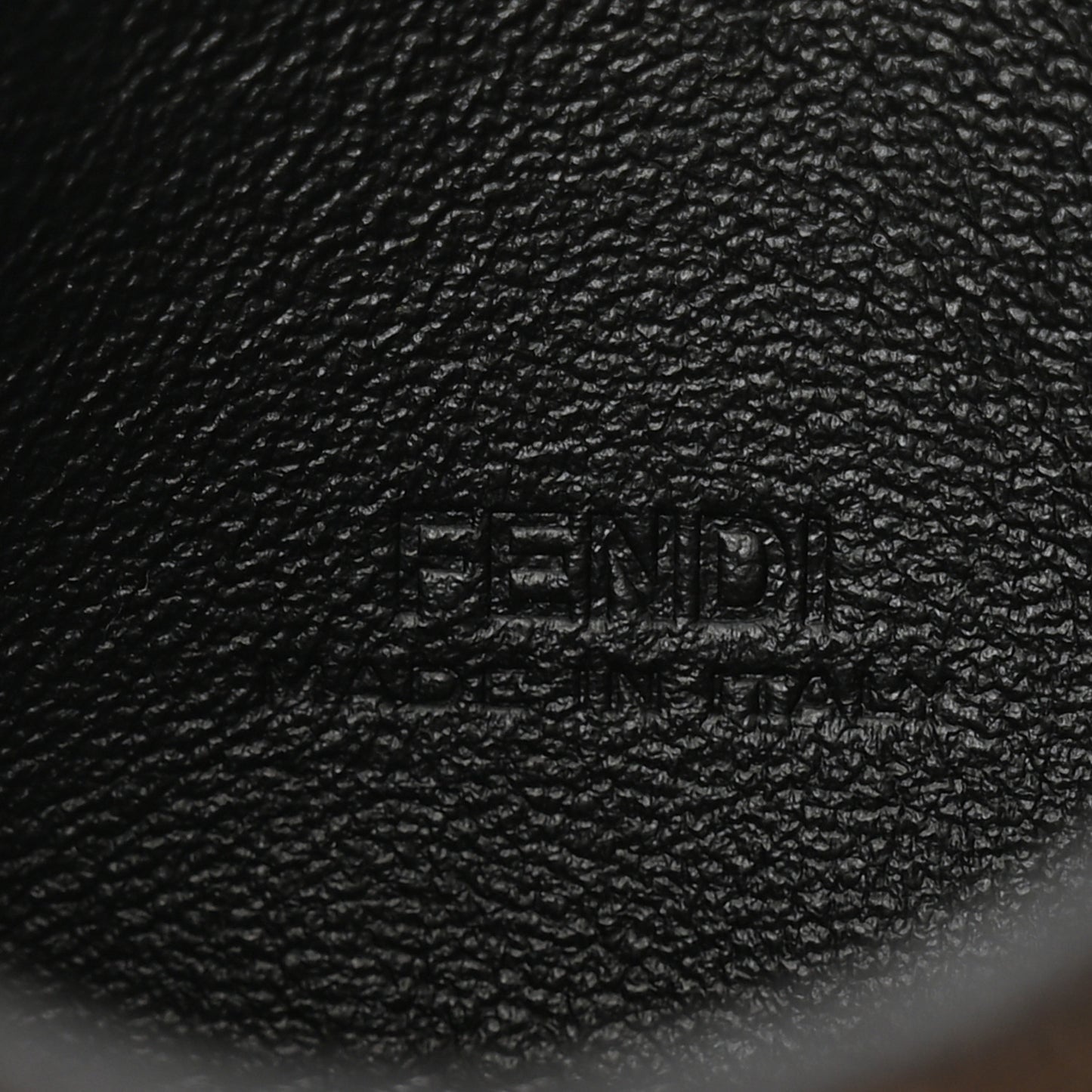 Fabric Jacquard FF 1974 Nano Baguette Charm Tobacco Moro Black