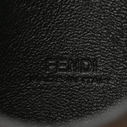 Fendi Fabric Jacquard FF 1974 Nano Baguette Charm Tobacco Moro Black 6 of 11