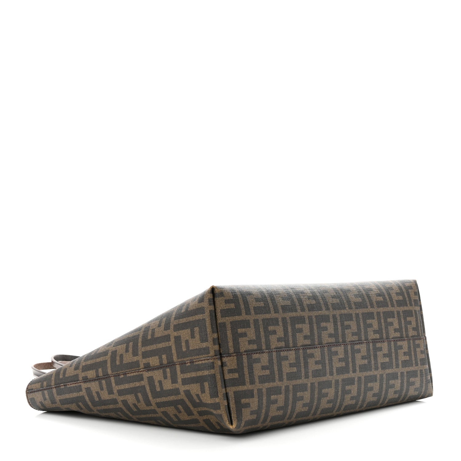 Fendi Zucca Spalmati Medium Roll Tote Tobacco Fuxia 4 of 12