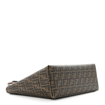 Fendi Zucca Spalmati Medium Roll Tote Tobacco Fuxia 4 of 12