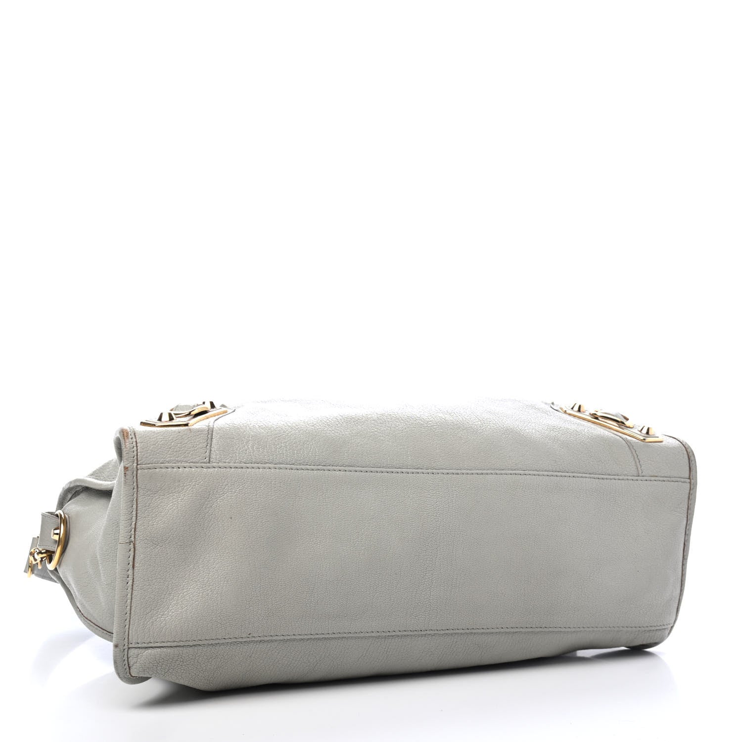 Balenciaga Chevre Gold Metallic Edge Hardware City Gris Glace 3 of 5