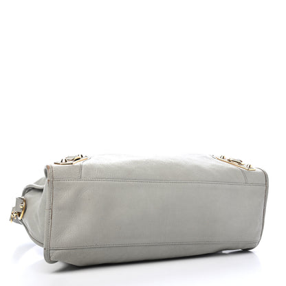 Balenciaga Chevre Gold Metallic Edge Hardware City Gris Glace 3 of 5