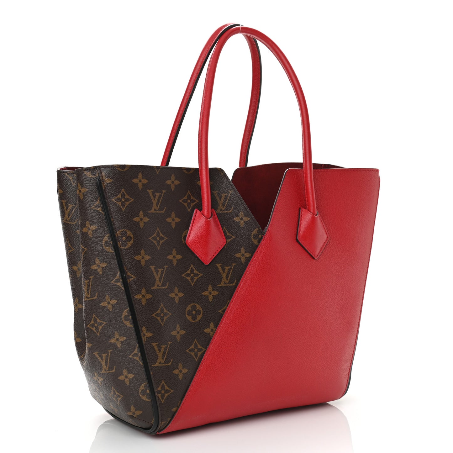 Calfskin Monogram Kimono Tote Cherry