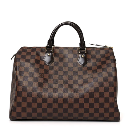 Louis Vuitton Damier Ebene Speedy 35 1 of 12