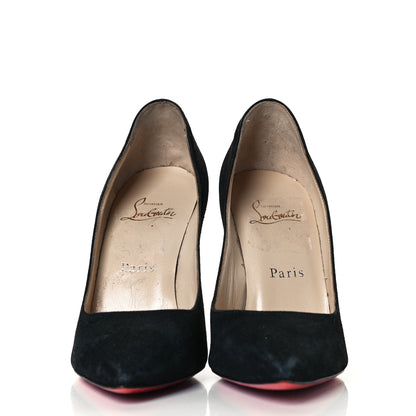 Christian Louboutin Suede Pigalle Follies 85 Pumps 38.5 Black 2 of 9