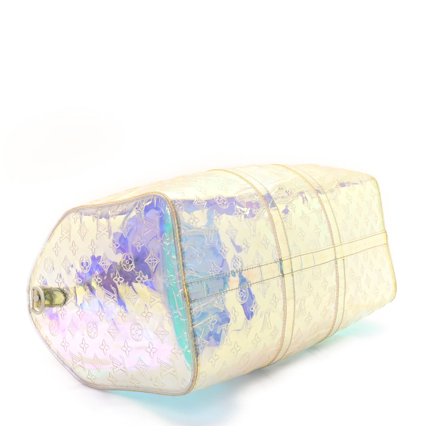 PVC Monogram Keepall Bandouliere 50 Iridescent Prism