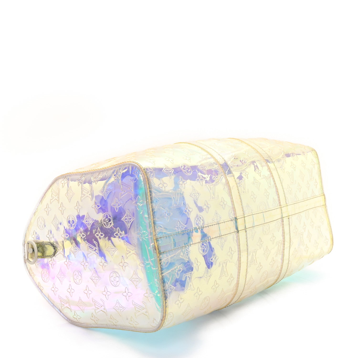 Louis Vuitton PVC Monogram Keepall Bandouliere 50 Iridescent Prism 3 of 13