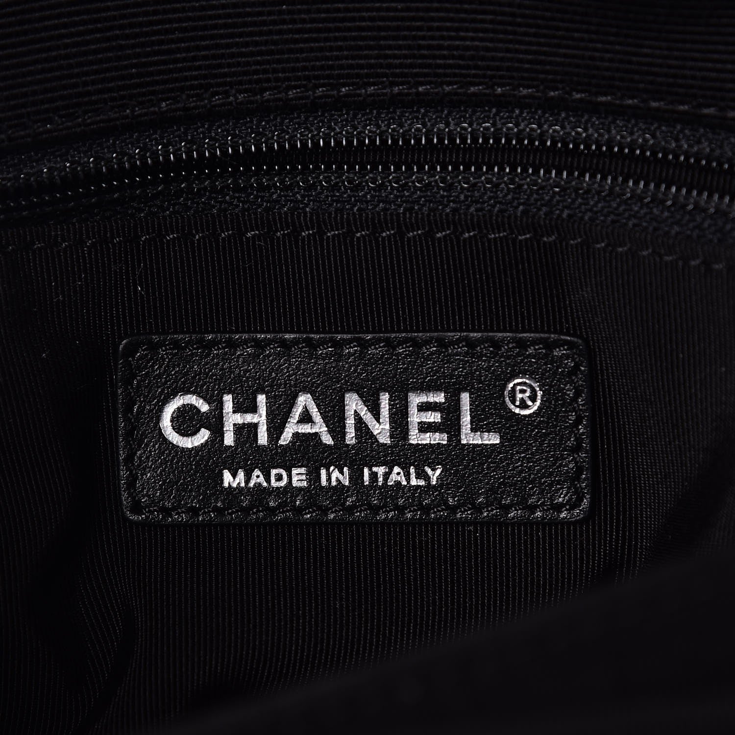 Chanel Lambskin Grosgrain Quilted Flap Beige Black 7 of 10