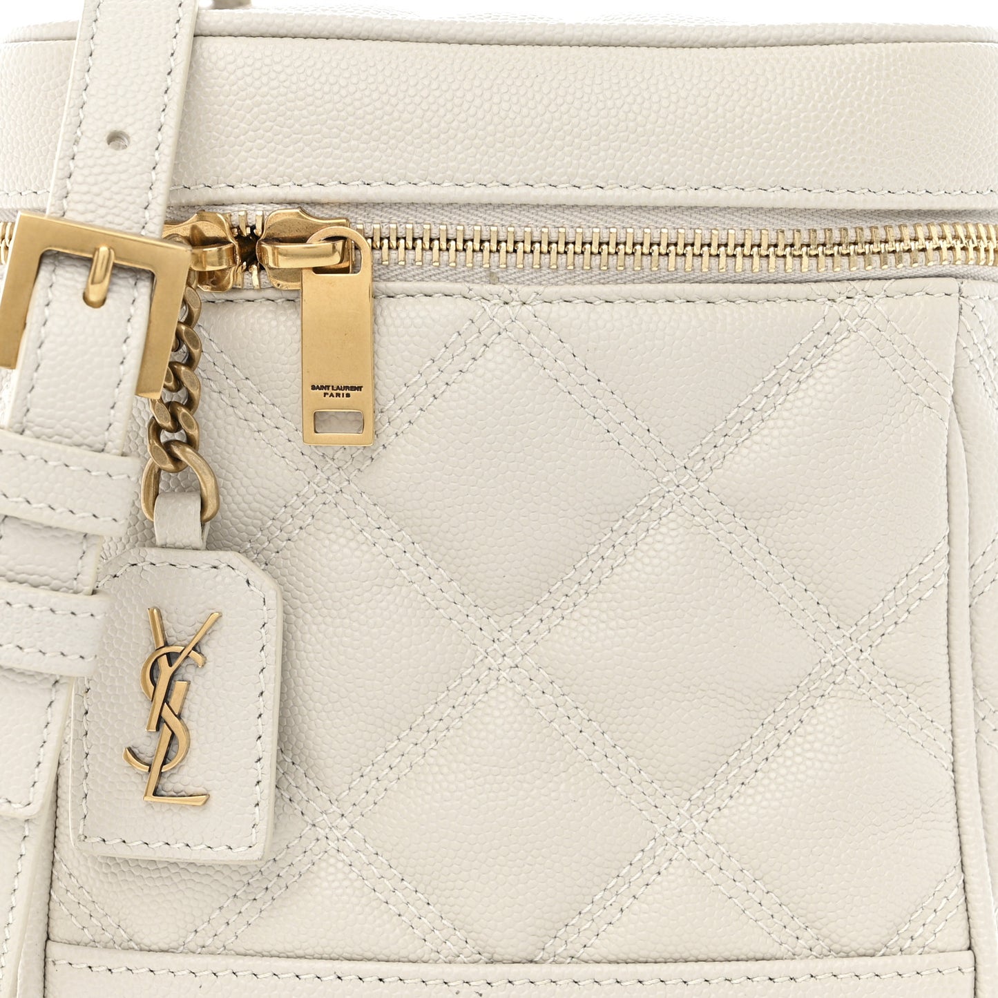 Grain de Poudre Quilted 80's Vanity Bag Crema Soft Crema Soft
