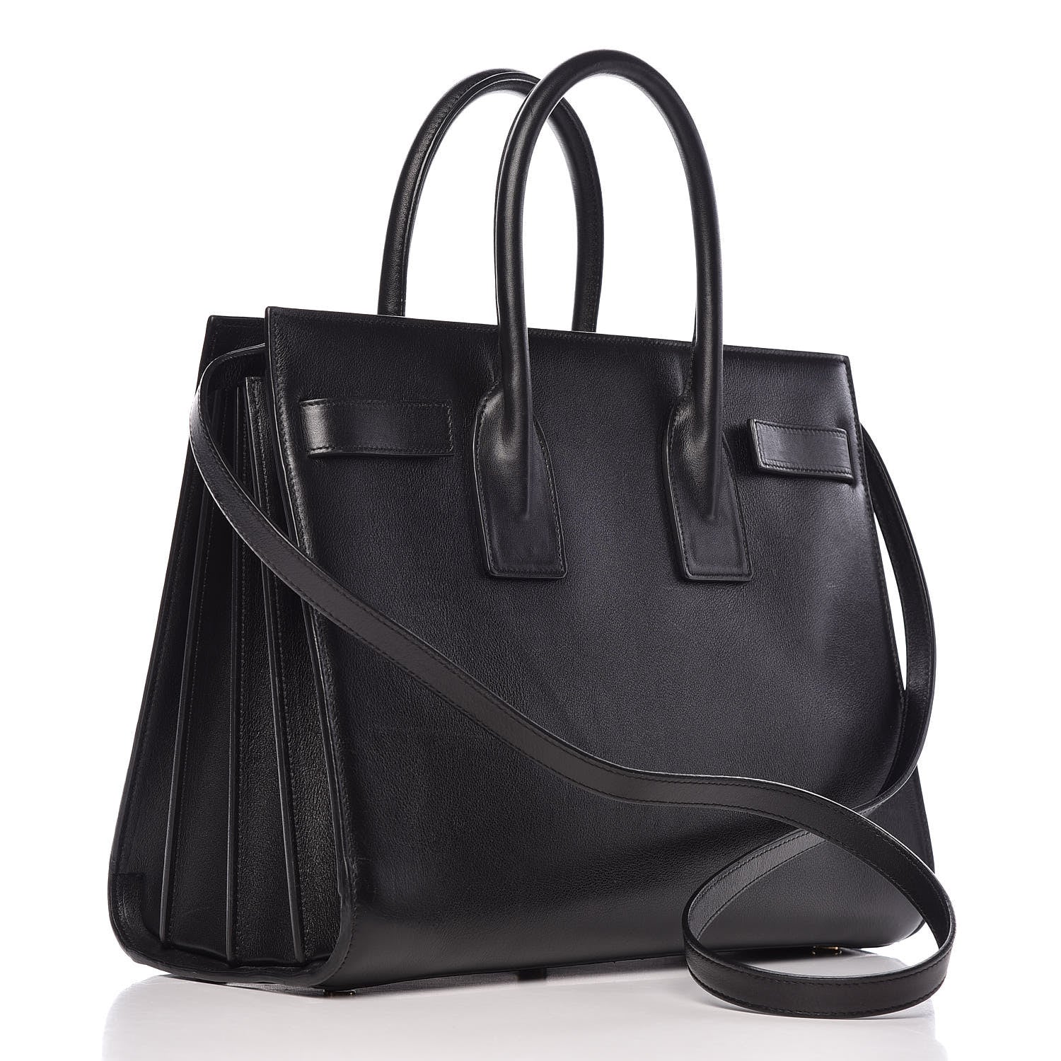 Saint Laurent Calfskin Small Sac De Jour Black 3 of 14