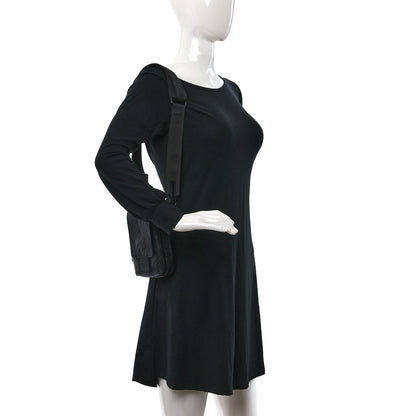 Louis Vuitton Calfskin Monogram Shadow Double Phone Pouch NM Black 2 of 8