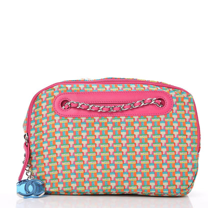 Chanel Rubber Quilted Lambskin Coco Rain Camera Bag Pink 6 of 10